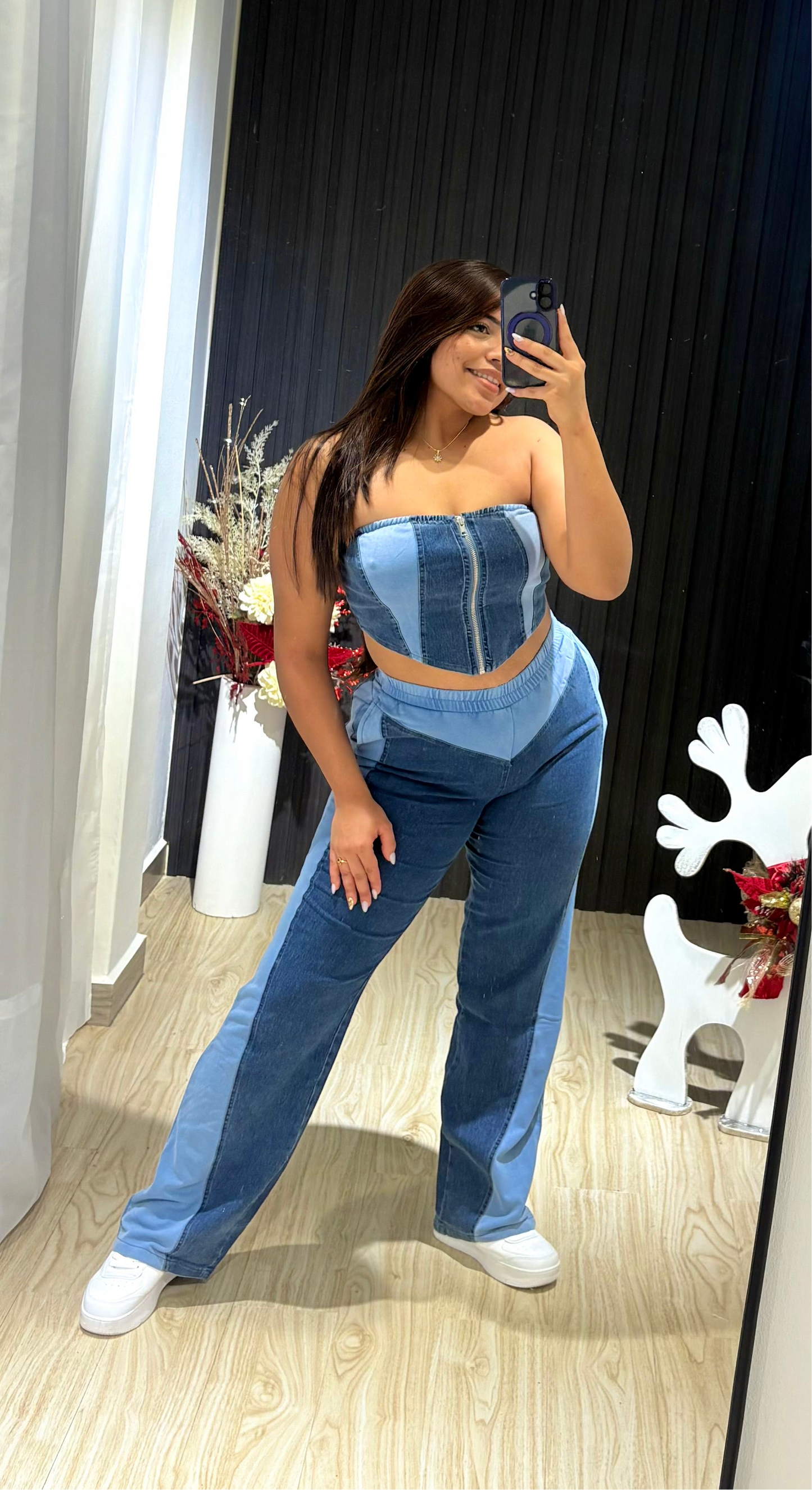 Set Urbano con Textura Denim