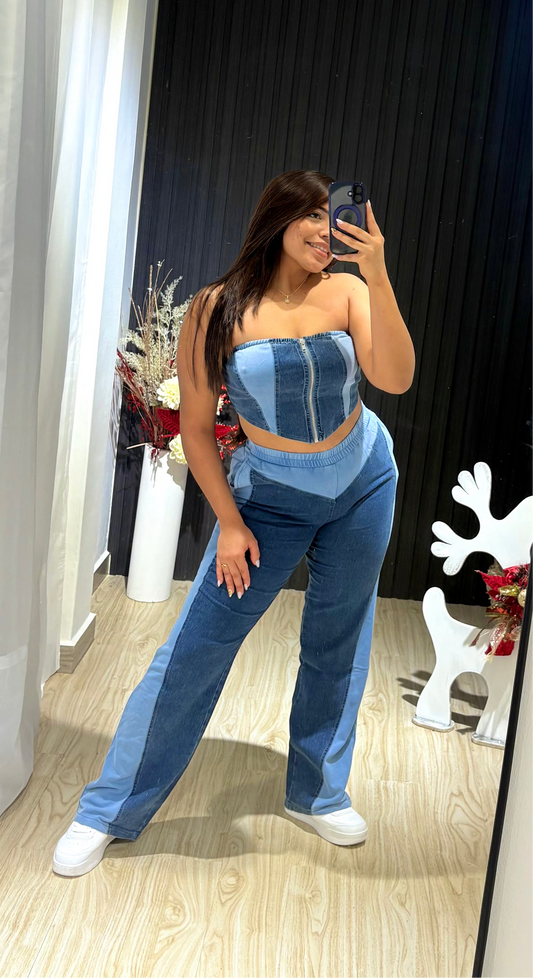 Set Urbano con Textura Denim